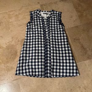 Dear Creatures checkered pattern mini dress
